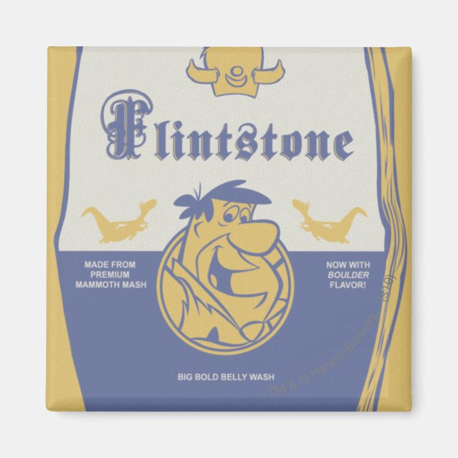 Fred Flintston Big Bold Bash Wash Magnet (Vorne)