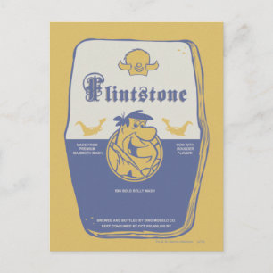 Fred Flintston Big Bold Bash Wash Postkarte