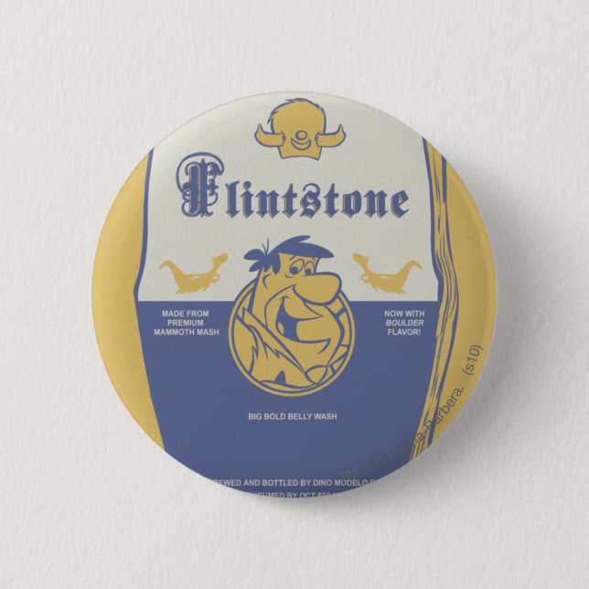 Fred Flintston Big Bold Belly Wash Button (Vorderseite)