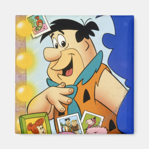 Fred Flintstone Look in Mirror Magnet