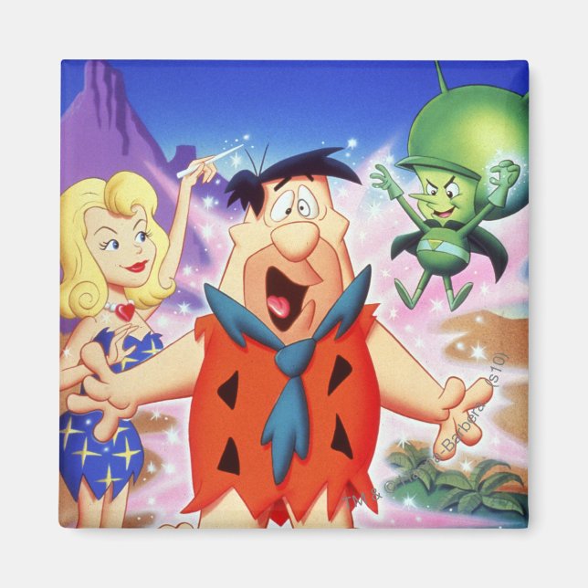 Fred Flintstone unter einem Zauber Magnet (Vorne)