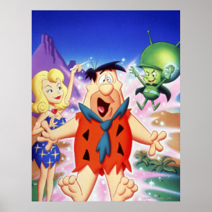 Fred Flintstone unter einem Zauber Poster
