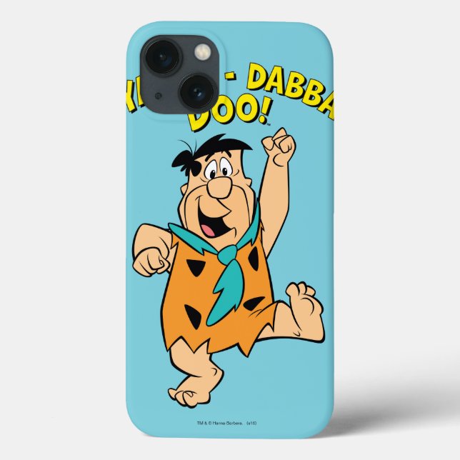 Fred Flintstone Yabba-Dabba Doo! Case-Mate iPhone Hülle (Rückseite)