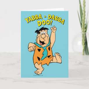 Fred Flintstone Yabba-Dabba Doo! Karte
