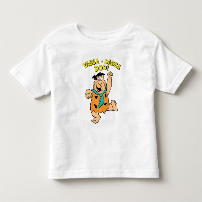 Fred Flintstone Yabba-Dabba Doo! Kleinkind T-shirt (Vorderseite)