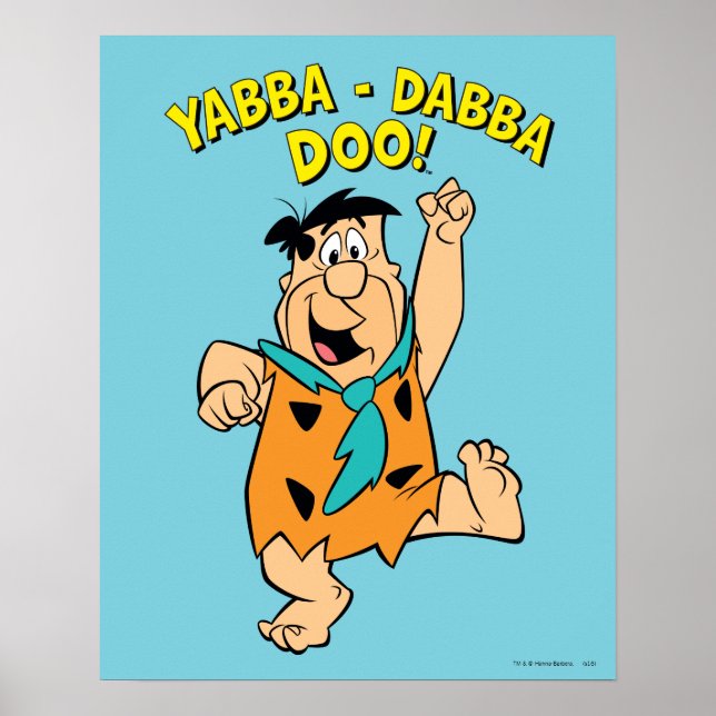 Fred Flintstone Yabba-Dabba Doo! Poster (Vorne)