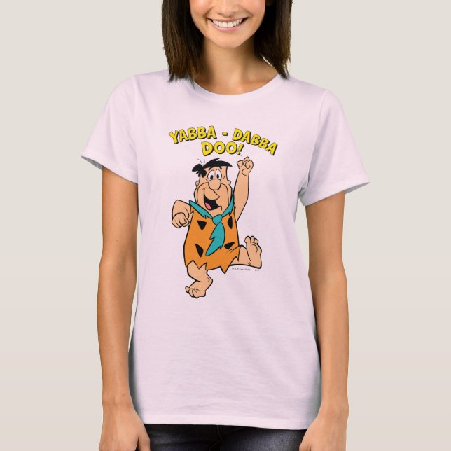 Fred Flintstone Yabba-Dabba Doo! T-Shirt (Vorderseite)