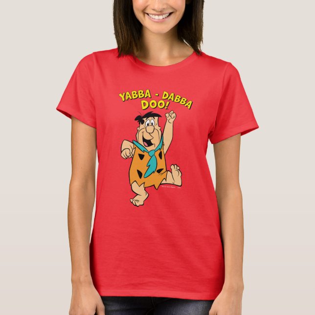 Fred Flintstone Yabba-Dabba Doo! T-Shirt (Vorderseite)