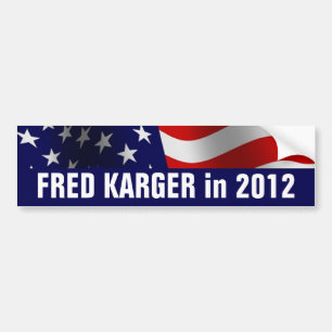 Fred Karger 2012 Autoaufkleber