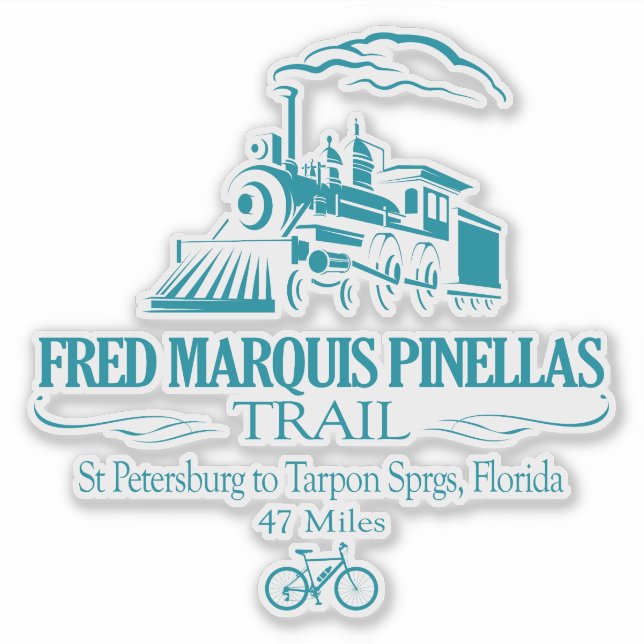 Fred Marquis Pinellas Trail (RT) Aufkleber (Vorderseite)