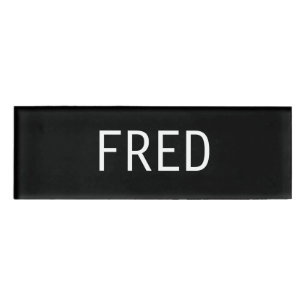 Fred-Namensschild Namenschild
