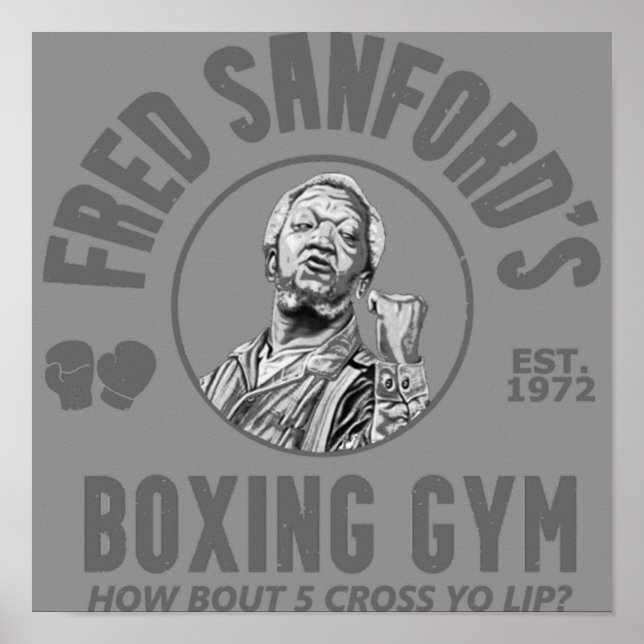 Fred Sanfords Boxing Gym Poster (Vorne)