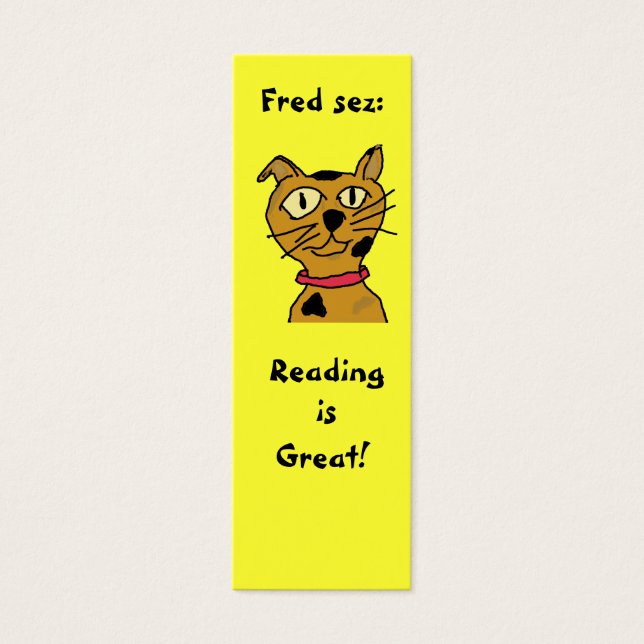 Fred sez Lesezeichens (Vorderseite)