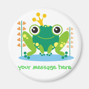 Fred the Froggy Customizable Magnet