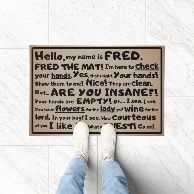 Fred the Mat - The Guest Inspector Fußmatte (Indoor)