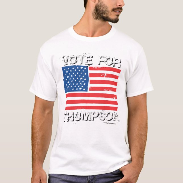 FRED THOMPSON FÜR PRÄSIDENTEN T-Shirt (Vorderseite)