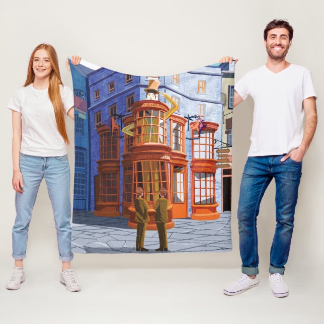 Fred und George bei Weasleys Wizard Wheezes Fleecedecke (Beispiel)