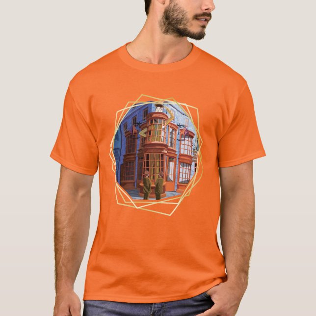 Fred und George bei Weasleys Wizard Wheezes T-Shirt (Vorderseite)