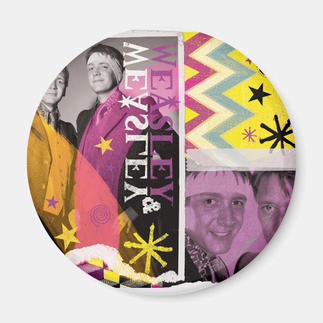 Fred und George Weasley Magnet (Vorne)