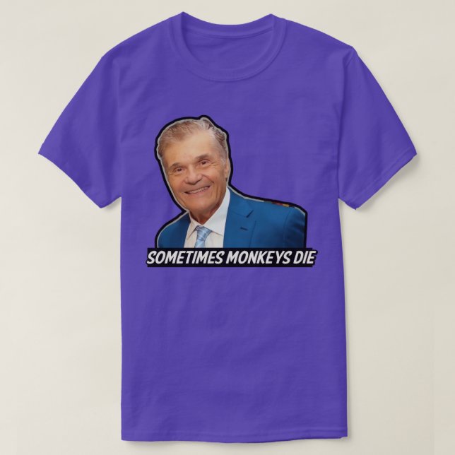 Fred Willard Manchmal Die Affen T-Shirt (Design vorne)