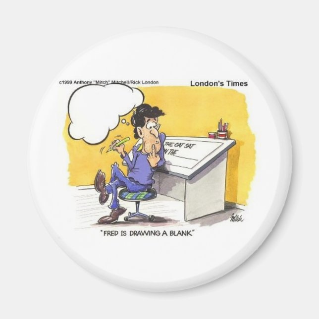 Fred Zeichne ein undeutliches Gezwitscher über den Magnet (Vorne)