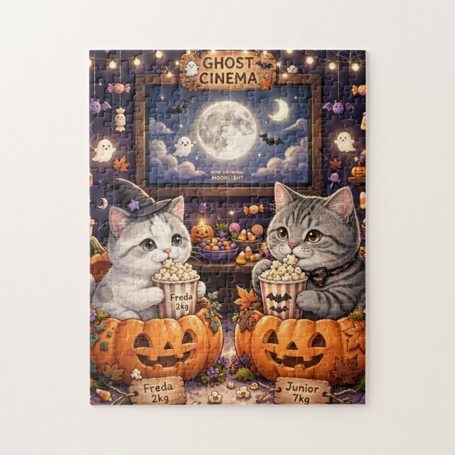 Freda und Junior Ghost Cinema Jigsaw Puzzle | Kawa (Vertikal)