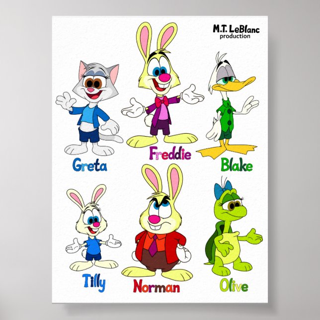 Freddie Bunny & Freunde  Poster (Vorne)