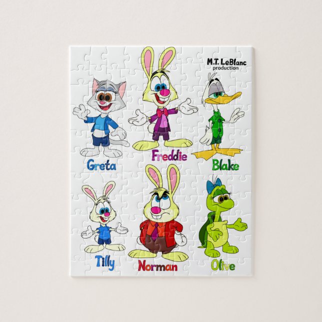 Freddie Bunny & Freunde  Puzzle (Vertikal)