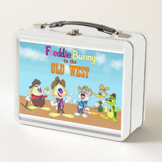 Freddie Bunny im Wilden Westen  Metall Brotdose