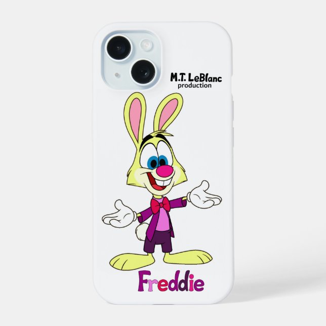 Freddie Bunny iPhone-Hülle iPhone 15 Hülle (Rückseite)