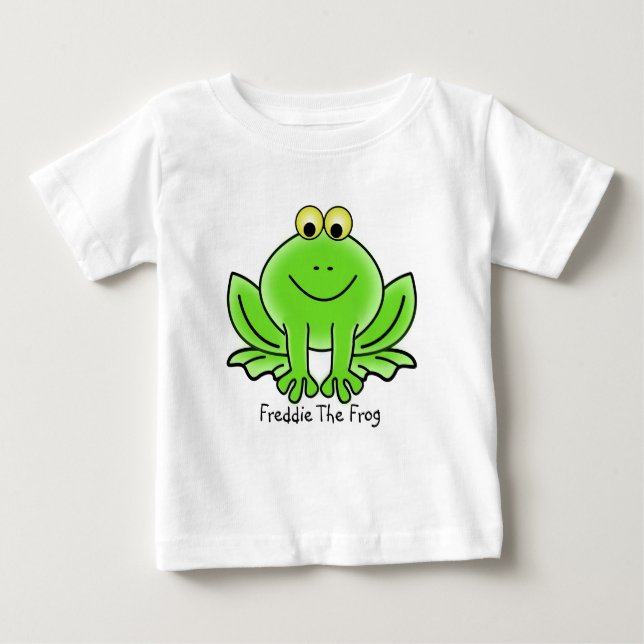 Freddie der Frosch, niedlich Baby T-shirt (Vorderseite)
