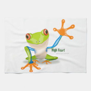 Freddie Frog "High Four" Geschirrtuch