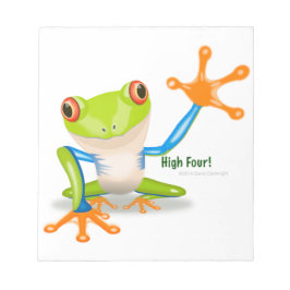 Freddie Frog "High Four" Notizblock