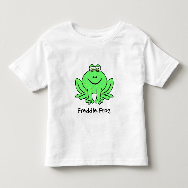 Freddie Frosch Kleinkind T-shirt (Vorderseite)