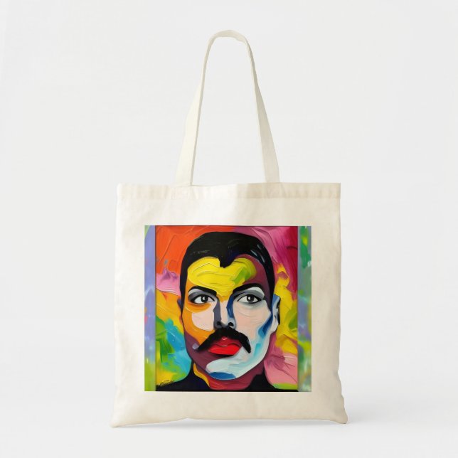 Freddie Mercury Tote Bag Tragetasche (Vorne)
