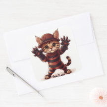 Freddy, die süße Halloween-Katze 