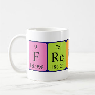 Freddy Periodenname Tasse