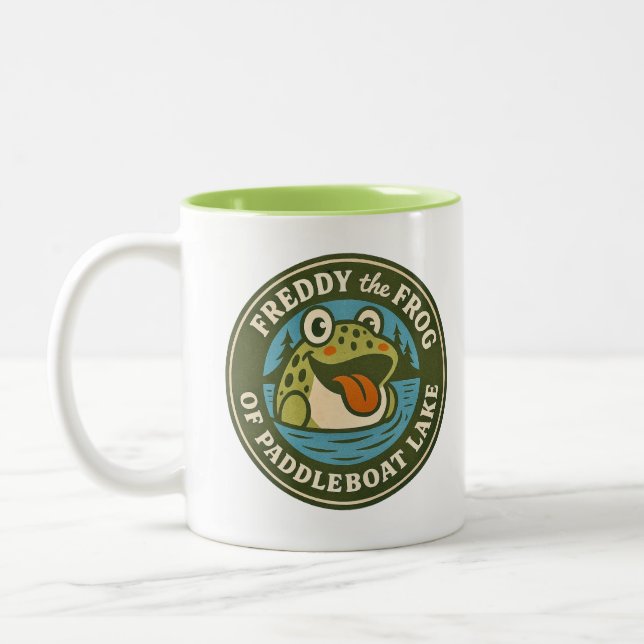 Freddy The Frog Mug Zweifarbige Tasse (Links)