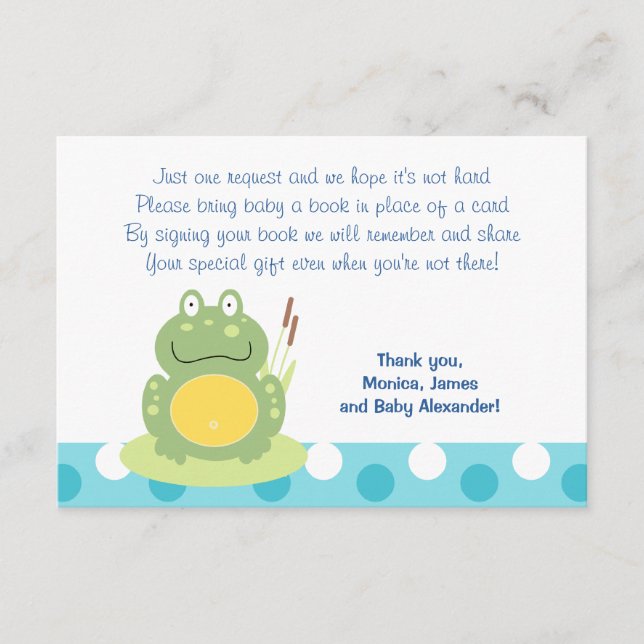 Freddy the Frog UAWG Enclosure Cards Begleitkarte (Vorderseite)