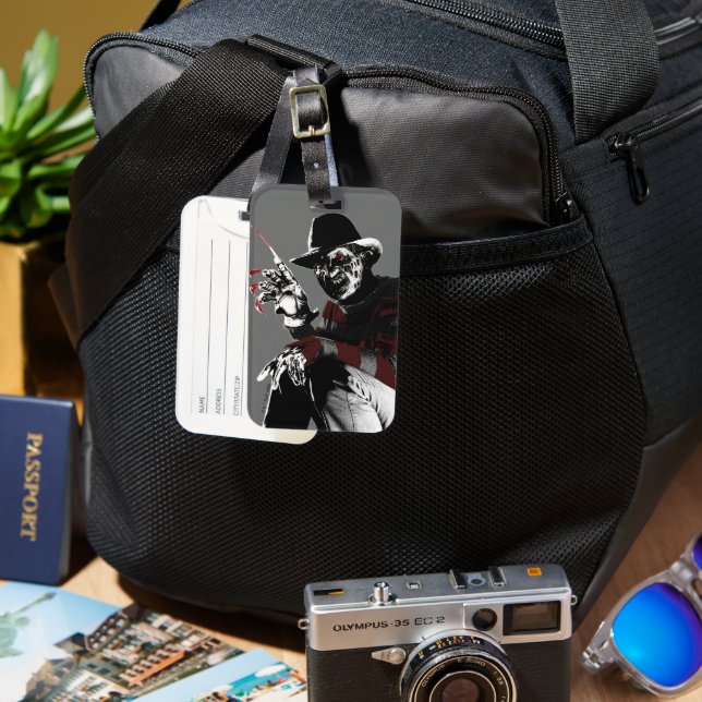 Freddy vs. Jason | Freddy Seeing Red Gepäckanhänger (Vorderseite & Rückseite)