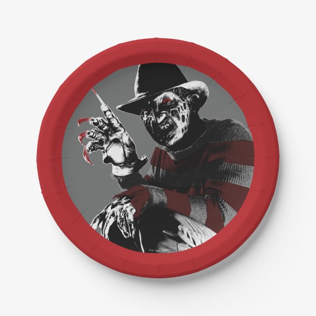 Freddy vs. Jason | Freddy Seeing Red Pappteller (Vorderseite)