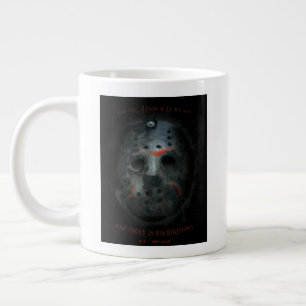 Freddy vs. Jason   Jason Mask Zitat Jumbo-Tasse