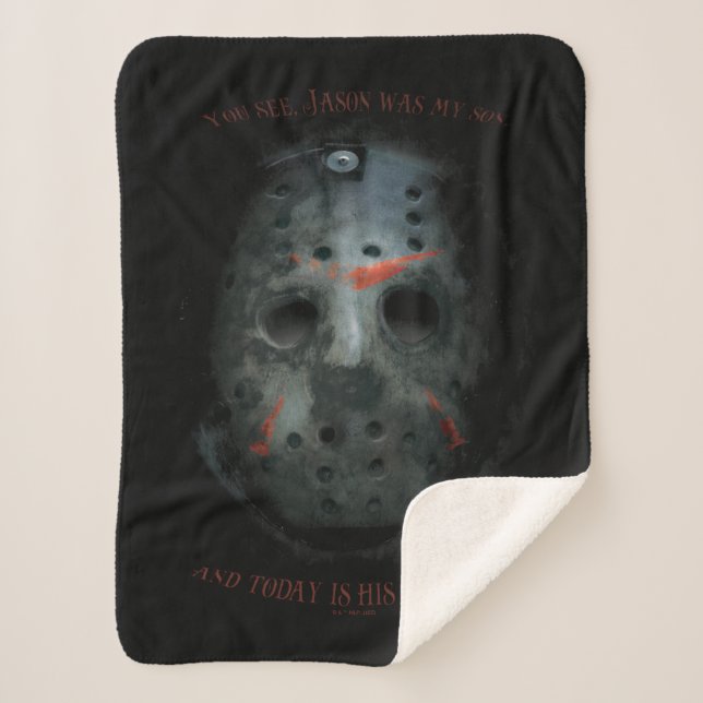 Freddy vs. Jason | Jason Mask Zitat Sherpadecke (Vorderseite)