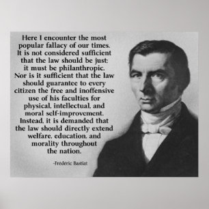 Frederic Bastiat Das Gesetz Poster