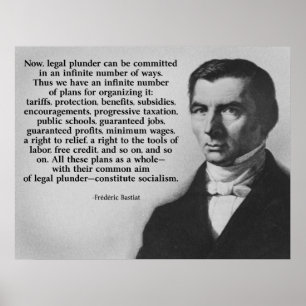Frederic Bastiat Legal Plunder Poster