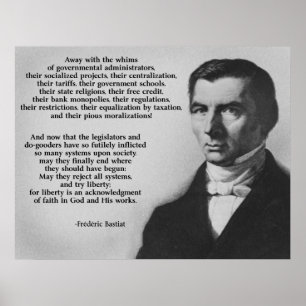 Frederic Bastiat Try Liberty Poster