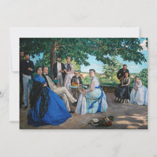 Frédéric Bazille - Das Familientreffen Dankeskarte