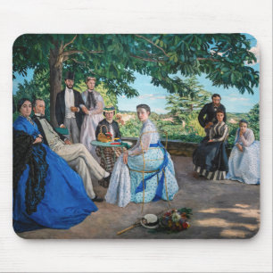 Frédéric Bazille - Das Familientreffen Mousepad