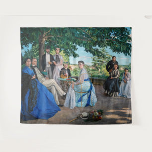 Frederic Bazille - Das Familientreffen Wandteppich