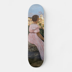 Frederic Bazille - Das rosa Kleid Skateboard